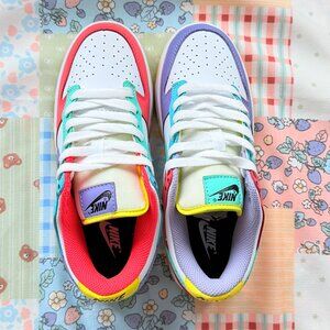 Nike Low-Top Rainbow Splash Sneakers